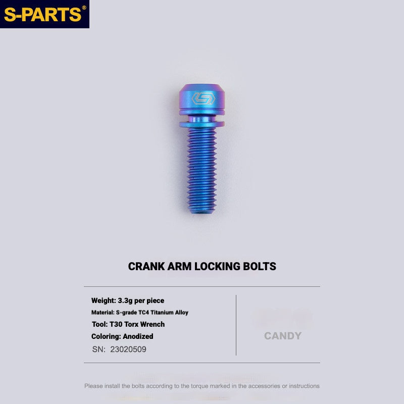 S-PARTS Titanium Drivetrain Bolt Kit for MAGENE QED Electronic Groupset