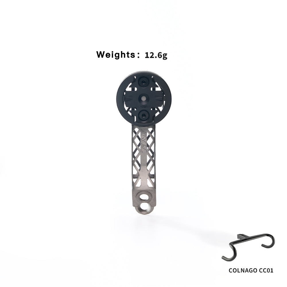 Supporto per computer TiNE in titanio ultraleggero COLNAGO CCO1 Bikes 3D Print, completamente scavato, ad alta resistenza, 1 pz.