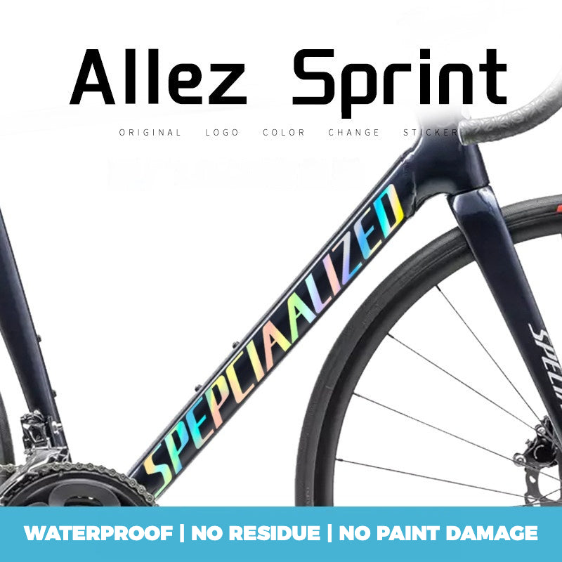 Kit de décalcomanies personnalisées en vinyle imperméable pour cadre Specialized Allez Sprint avec changement de couleur