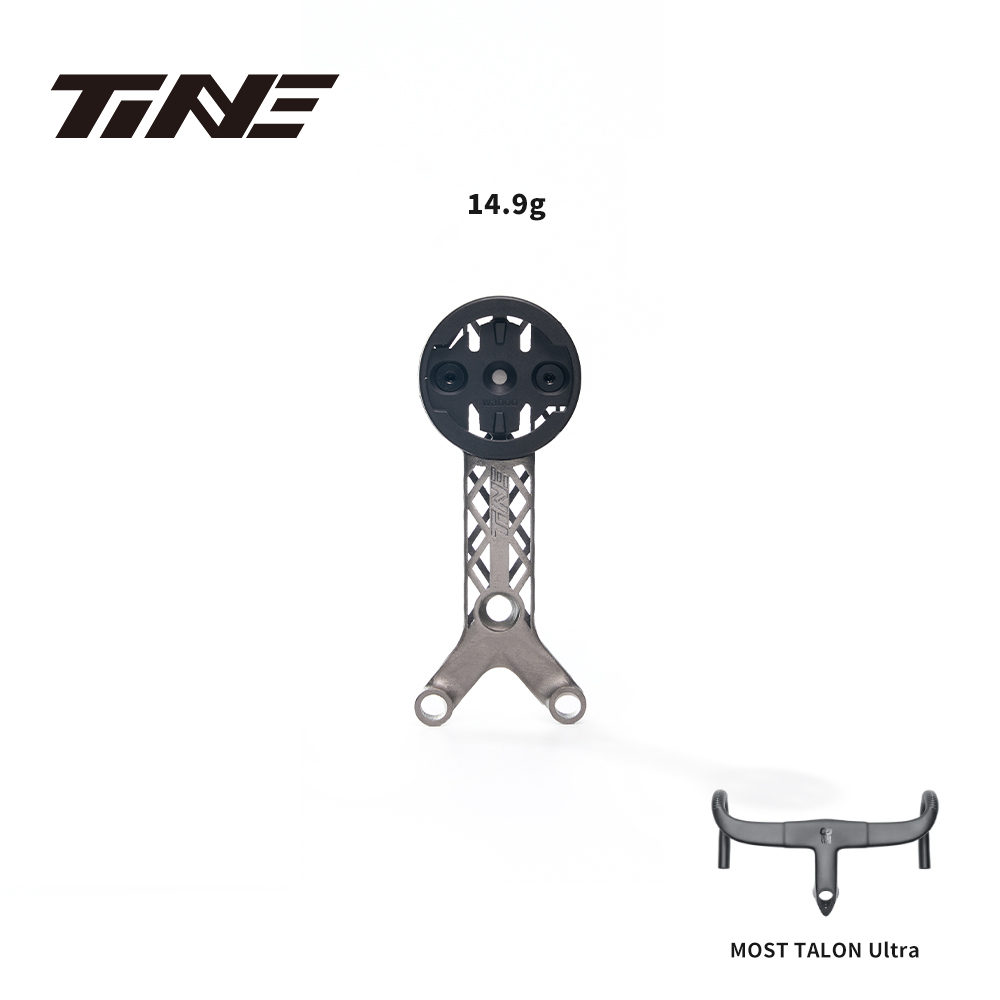 Suporte para computador de bicicleta TiNE ultra-leve em titânio PINARELLO MOSTTALON Ultra 3D Print, totalmente oco, alta resistência, 1 unidade