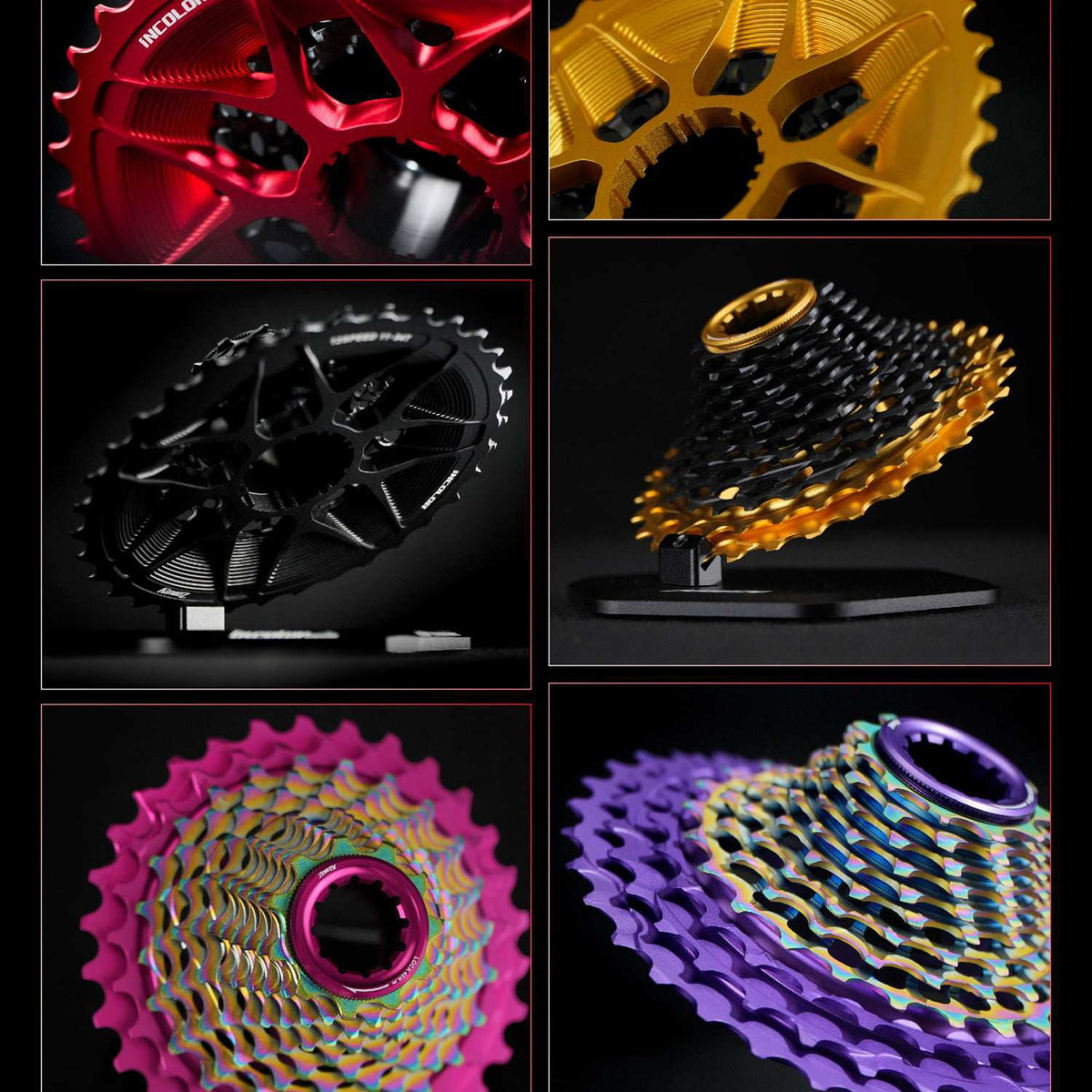 INCOLOR ZONEY 12-Speed Lightweight Road Bike Cassette 11–30T|High Efficiency|Multi-Color Options