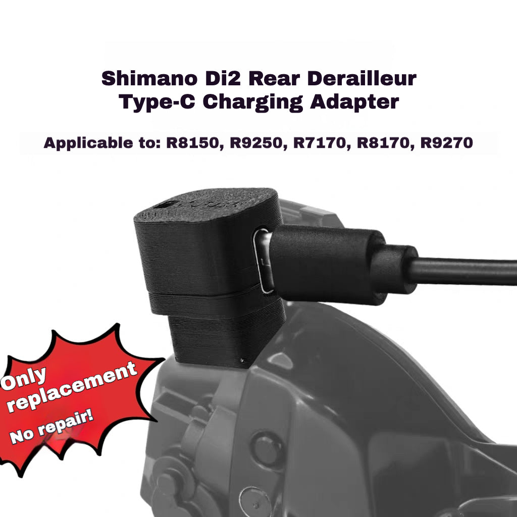 Type-C Adaptador de Carregamento para Câmbio Traseiro Shimano Di2 | Compatível com R9270 / R9250 / R8170 / R8150 / R7170