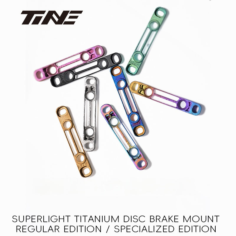 Suporte de Freio a Disco de Titânio Ultraleve TiNE – Versões Padrão e Específicas para SL8 e SL9