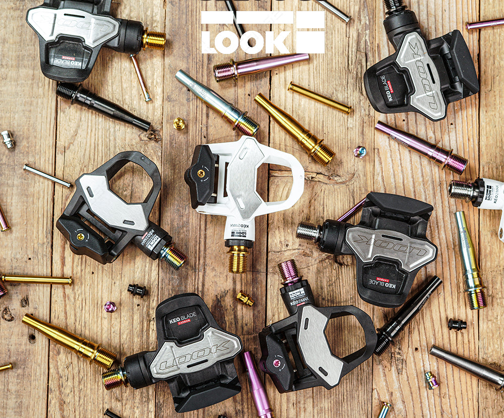 LOOK KEO2 MAX e BLADE Kit de Atualização Leve - Solução de Pedal de Performance em Titânio