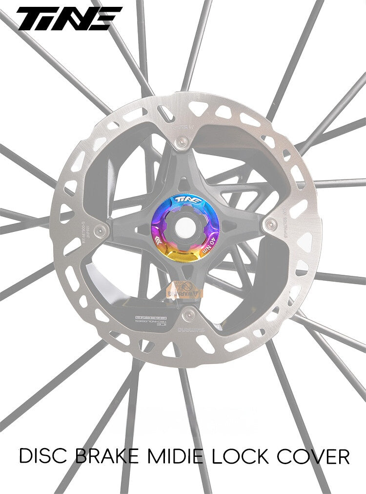 Anel de Trava de Rotor Center Lock CNC de Titânio | Compatível com Shimano CLX XR R9270 R9170 R8170 Série RT-MT | Ultral leve 5g | Opções de Cores Disponíveis 1PCS