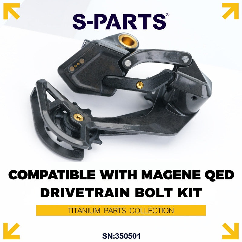 Kit de Parafusos de Titânio para Transmissão S-PARTS para Grupo Eletrônico MAGENE QED