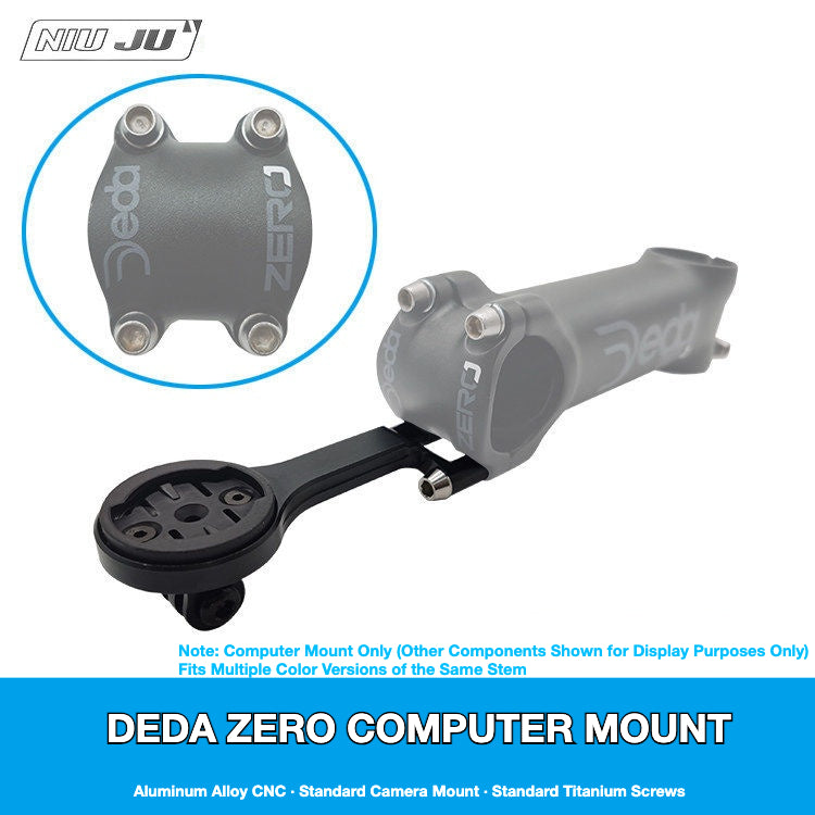 Support de compteur NIUJU DEDA ZERO | Support de potence léger pour Garmin Wahoo pour Colnago CLX
