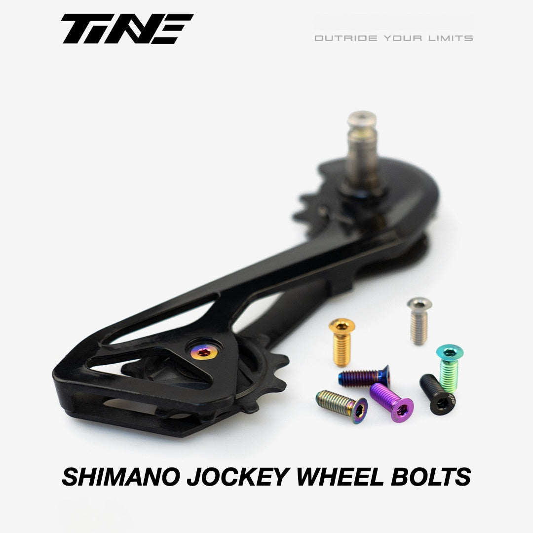Parafusos de Polia TiNE Titanium Shimano | Parafusos de Polia Ultra-Leves para Bicicleta de Estrada