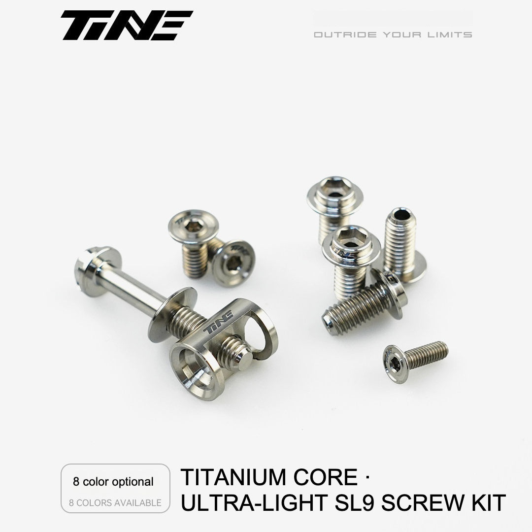 Kit de Parafusos de Titânio Ultra-Leve TiNE para Bicicleta de Estrada Specialized S-Works SL8 SL9