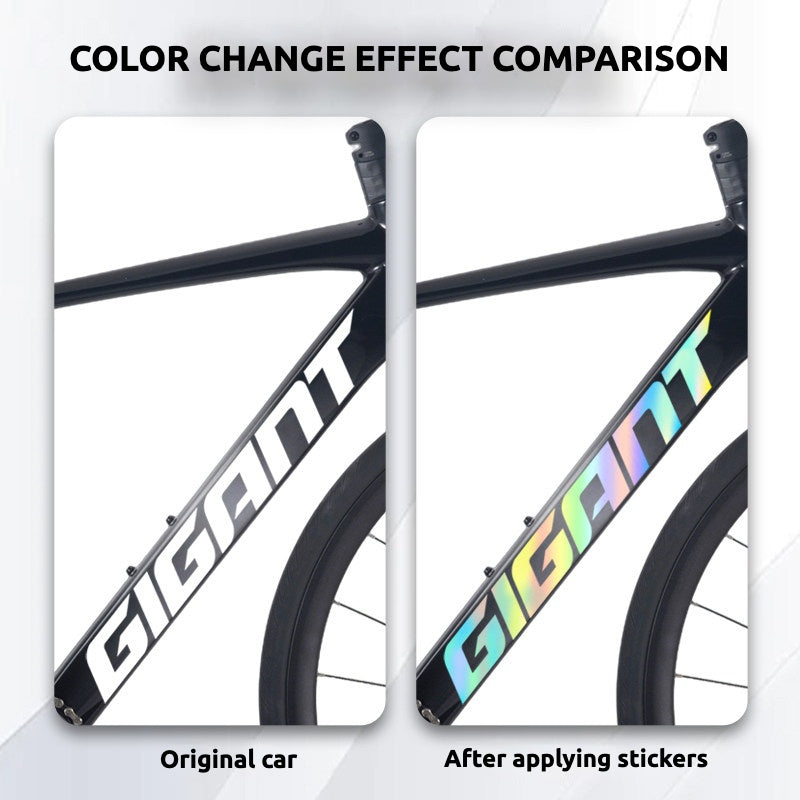 2025 Giant FCR Frame Logo Overlay Decals | Custom Waterproof Sticker Kit