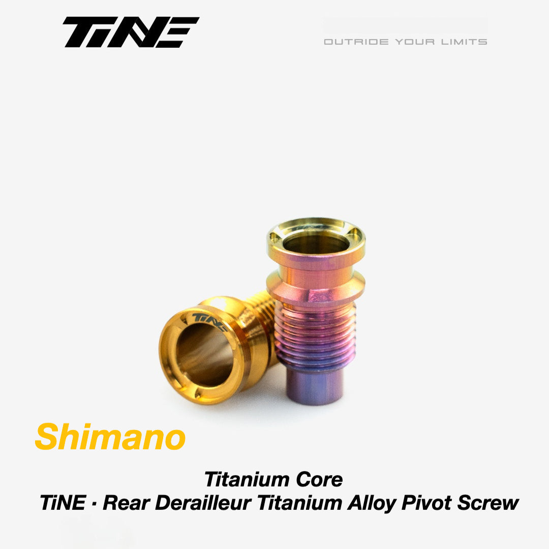 TiNE Titanium Shimano Rear Derailleur Pivot Bolt | Ultra-Light Road Bike Upgrade