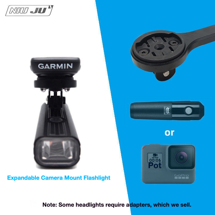 LOOK LS1 ALLOY Stem Computer Mount with CNC Camera Adapter