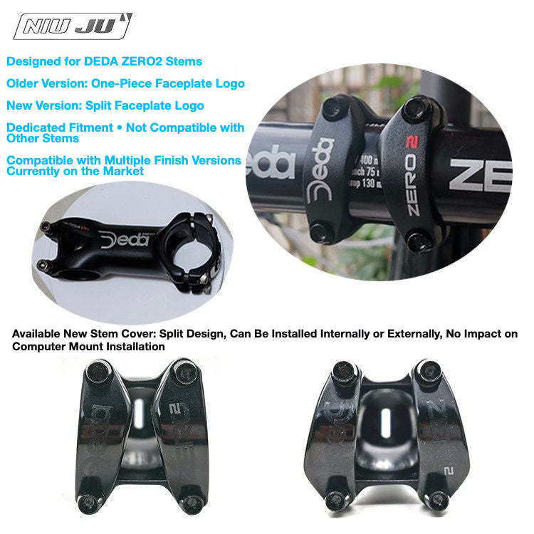 NIUJU Colnago V3 Computer Mount | DEDA ZERO2 Lightweight Garmin Wahoo Mount