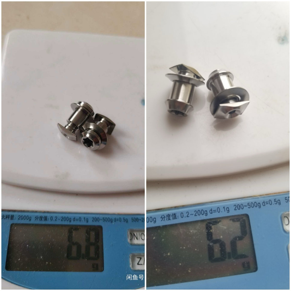 Kit de Anéis de Fixação para Alavanca Ultra-Leve 15,2g Shimano & Campagnolo & Parcial SRAM | Parafusos Ocultos de Titânio TC4