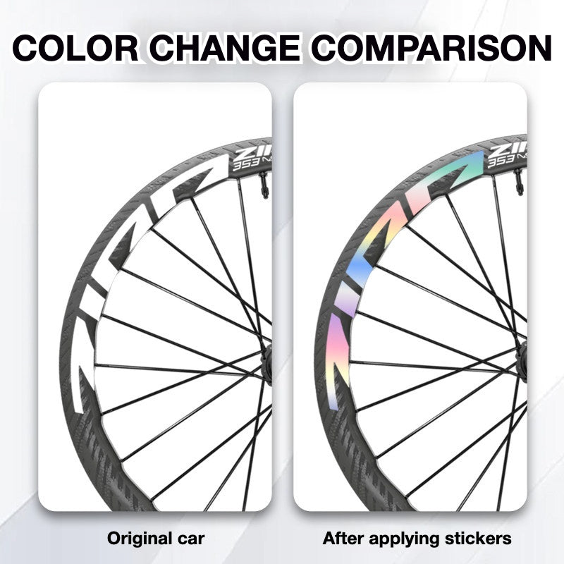 2025 ZIPP 353 NSW Wheel Decal Sticker Kit – Reflective Waterproof Carbon Rim Graphics