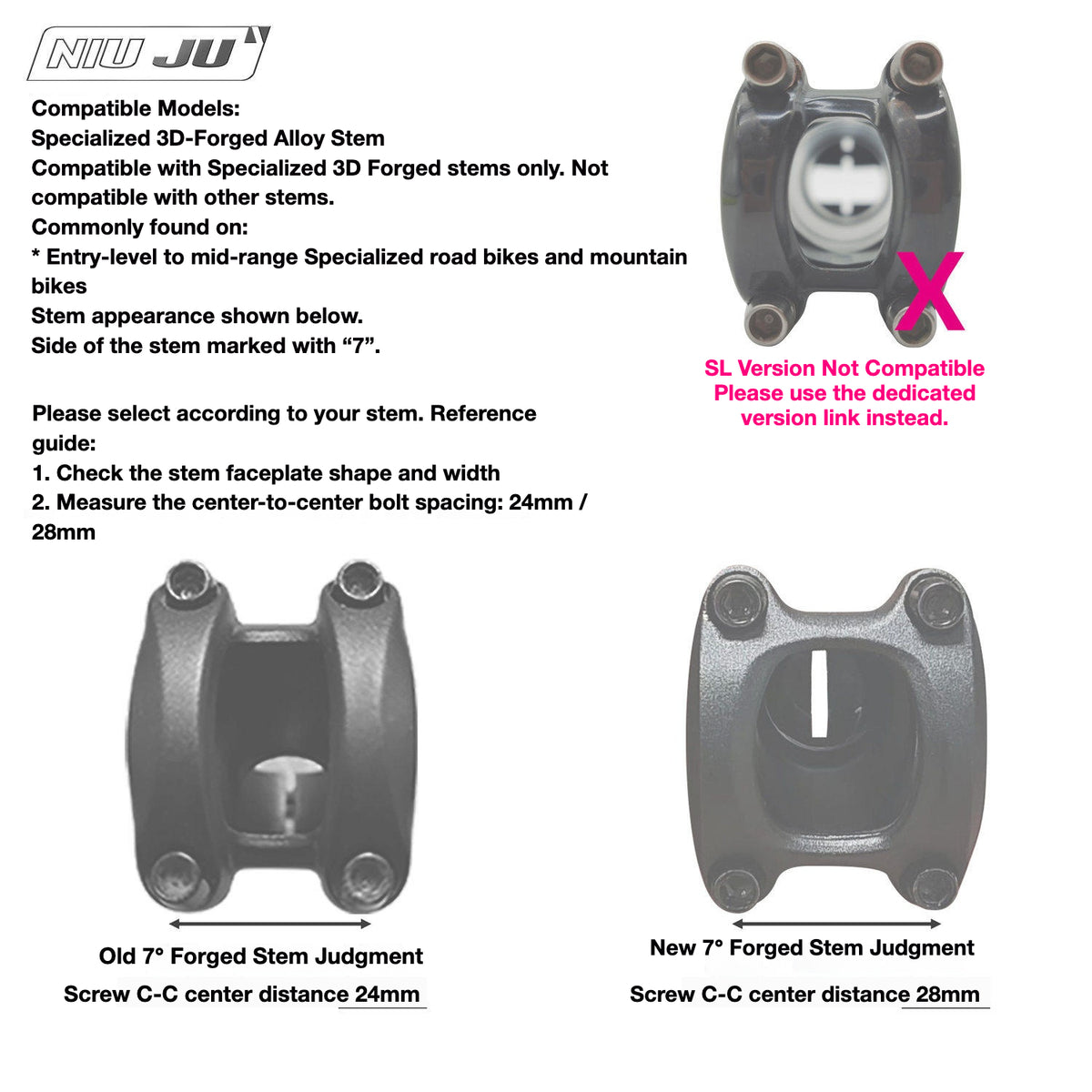 Support de compteur pour potence forgée 3D Specialized pour Tarmac