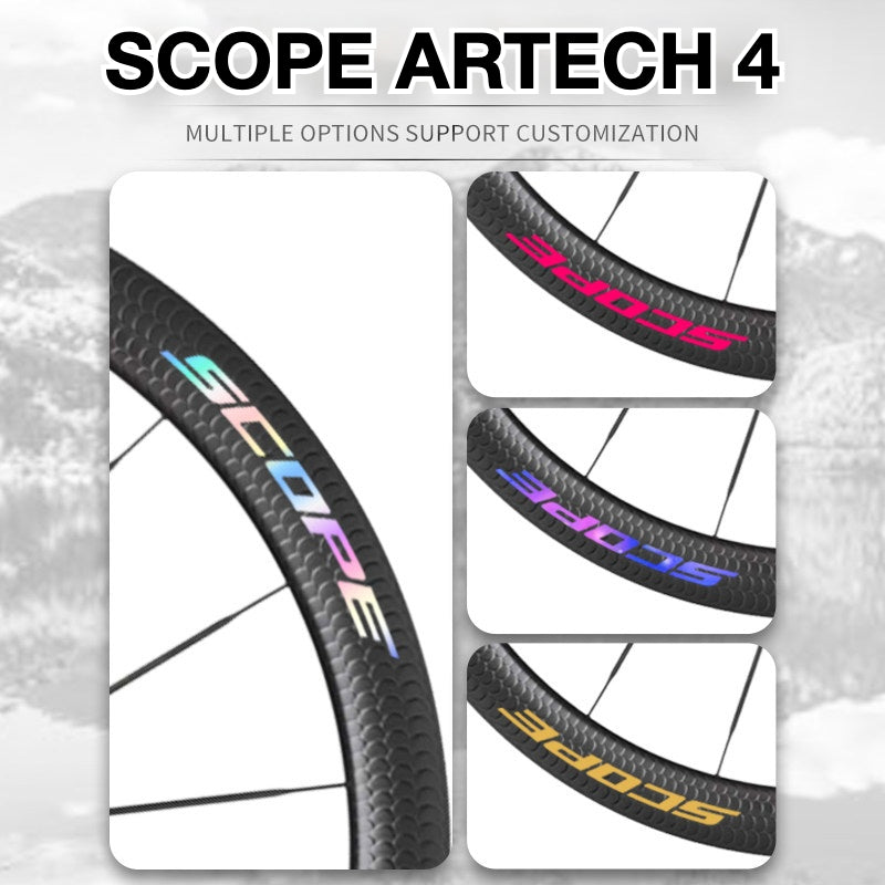 Scope Artech 4 Wheel Decal Sticker Kit – Logo Cover & Color Change