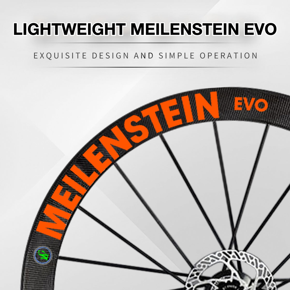 Lightweight MEILENSTEIN EVO Wheel Decal Sticker Kit – Logo Cover & Color Change