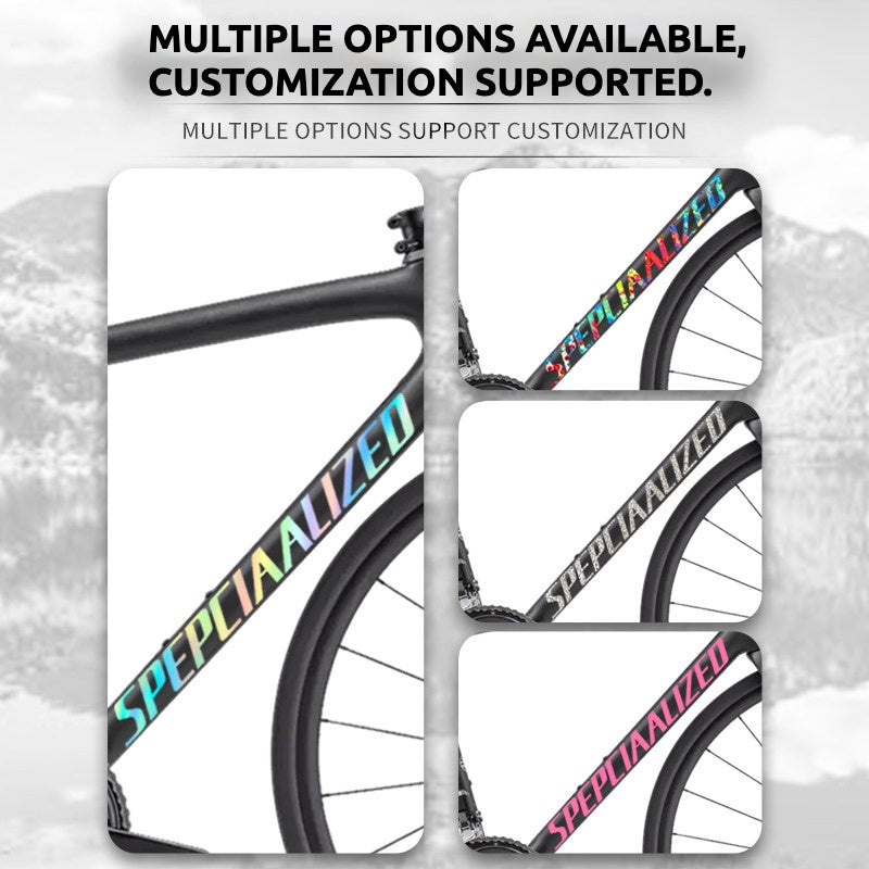 Specialized Aethos Frame Logo Cover Decal Sticker | Waterproof Custom Lightweight Road Bike Frame Decal
