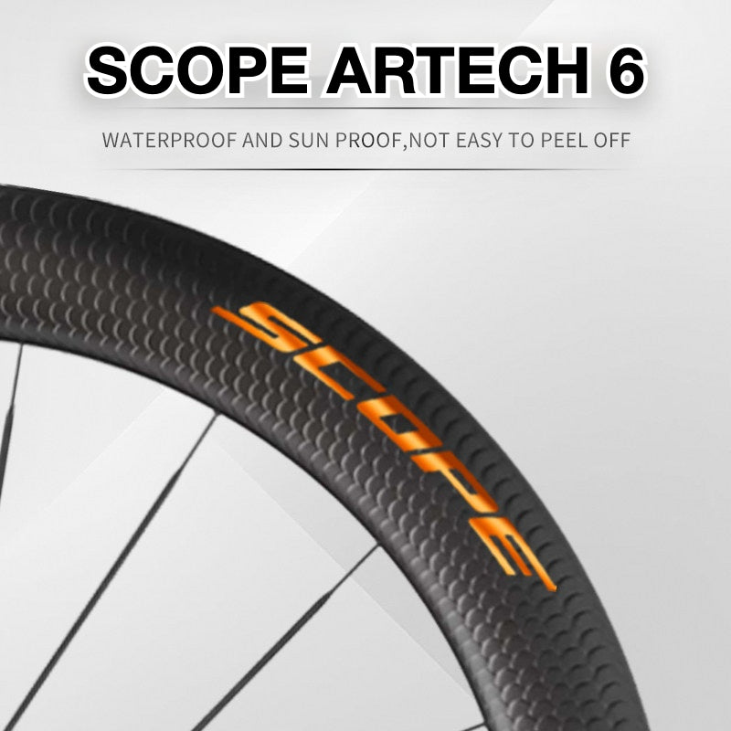 Scope Artech 6 Wheel Decal Sticker Kit – Logo Cover & Color Change