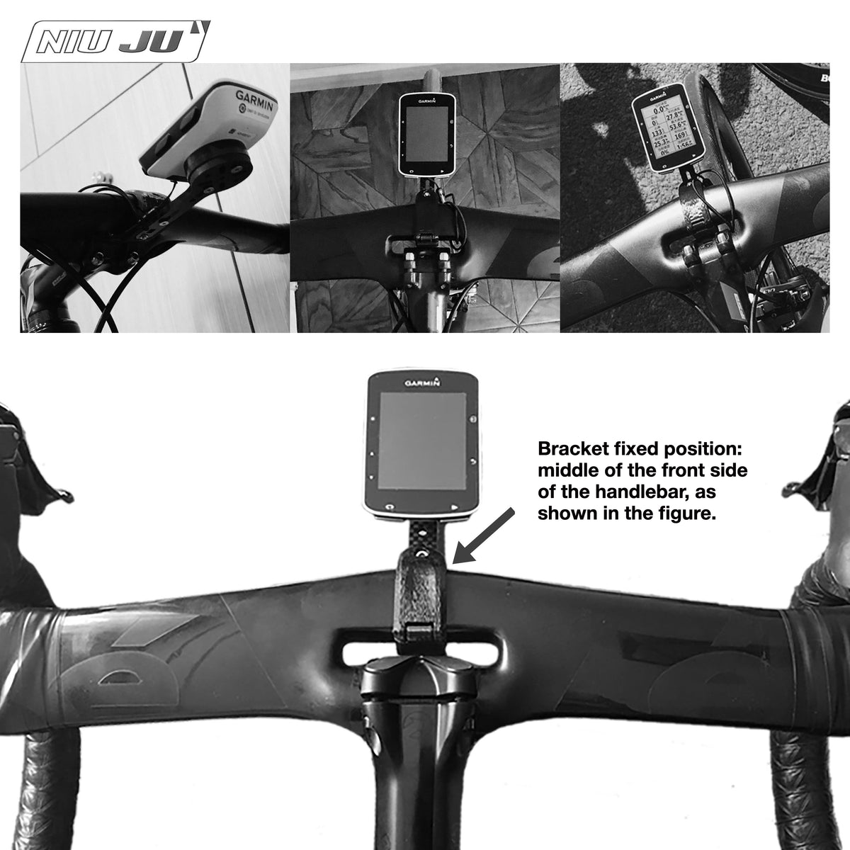 NIUJU Cervélo S5 AB04 Computer Mount for 2015–2018 Rim Brake S5 | Garmin Wahoo Compatible