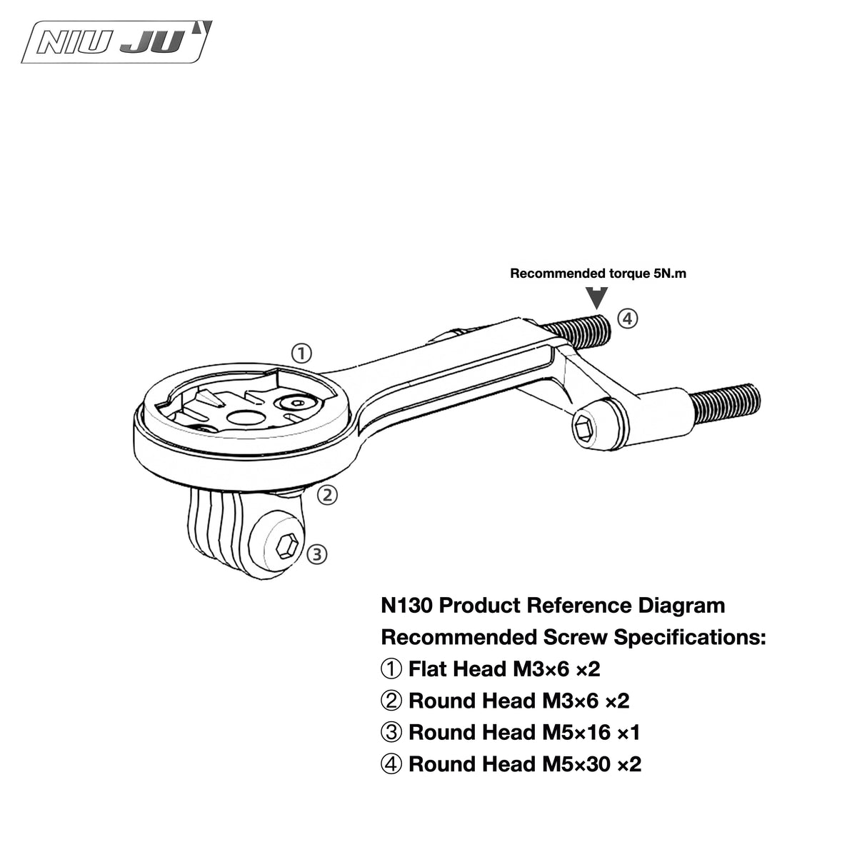 Support de potence CNC en aluminium LOOK C