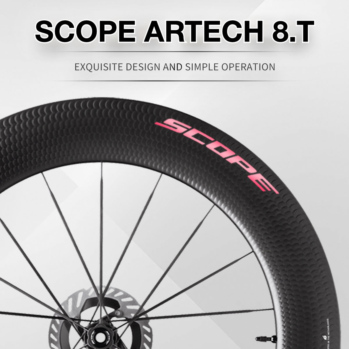 Scope Artech 8.T Wheel Decal Sticker Kit – Logo Cover & Color Change
