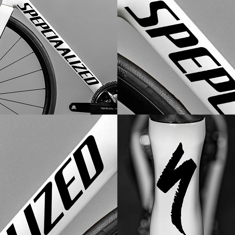 Kit de décalcomanies logo Specialized Tarmac SL7 | Autocollants imperméables pour cadre de vélo