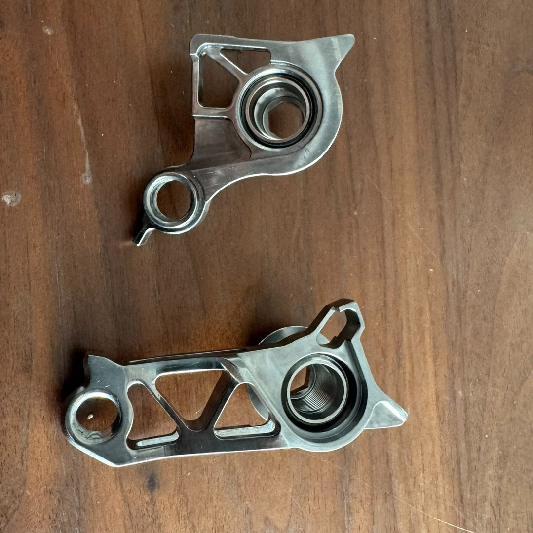 TC4 Titanium UDH Rear Derailleur Hanger for Road Bikes | CNC Machined | M12 x 1.0