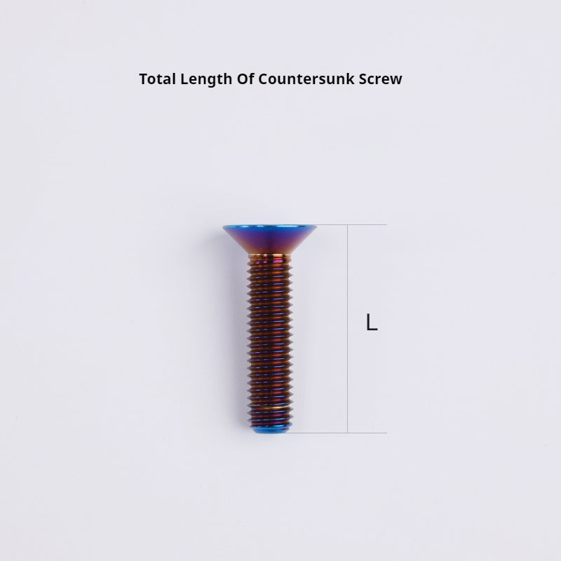 Viti in lega di titanio SPARTS serie svasata M3 L06-30mm