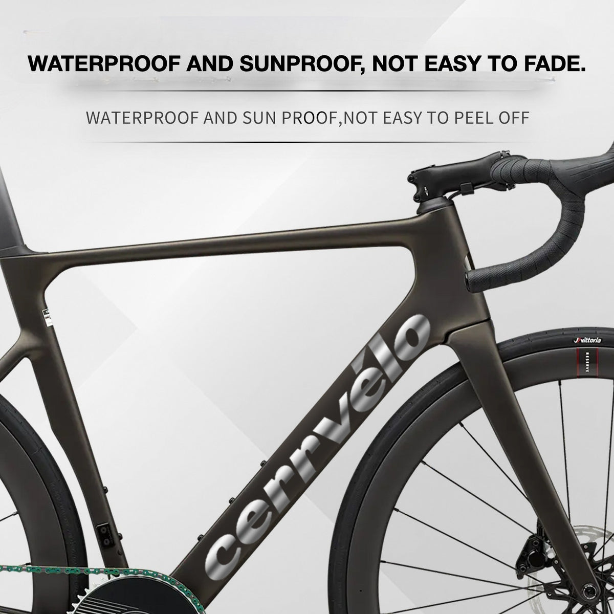 Custom OEM Logo Decals for 2026 Cervélo Soloist Road Bike Frame | Waterproof Overlay Stickers(Please leave your frame size in the order notes when placing your order.）