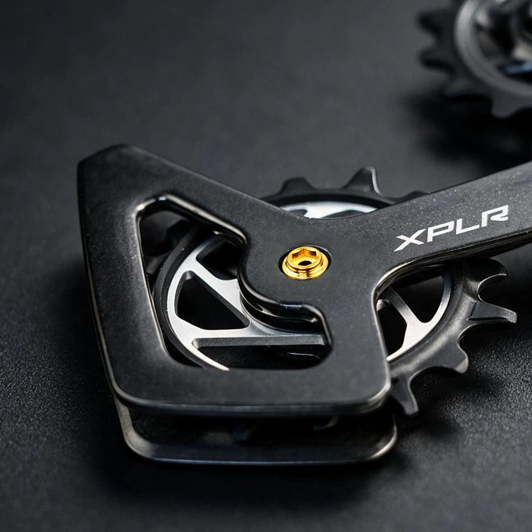 TiNE TC4 Titanium Derailleur Cage Bolt for SRAM RED XPLR | Lightweight CNC Upgrade