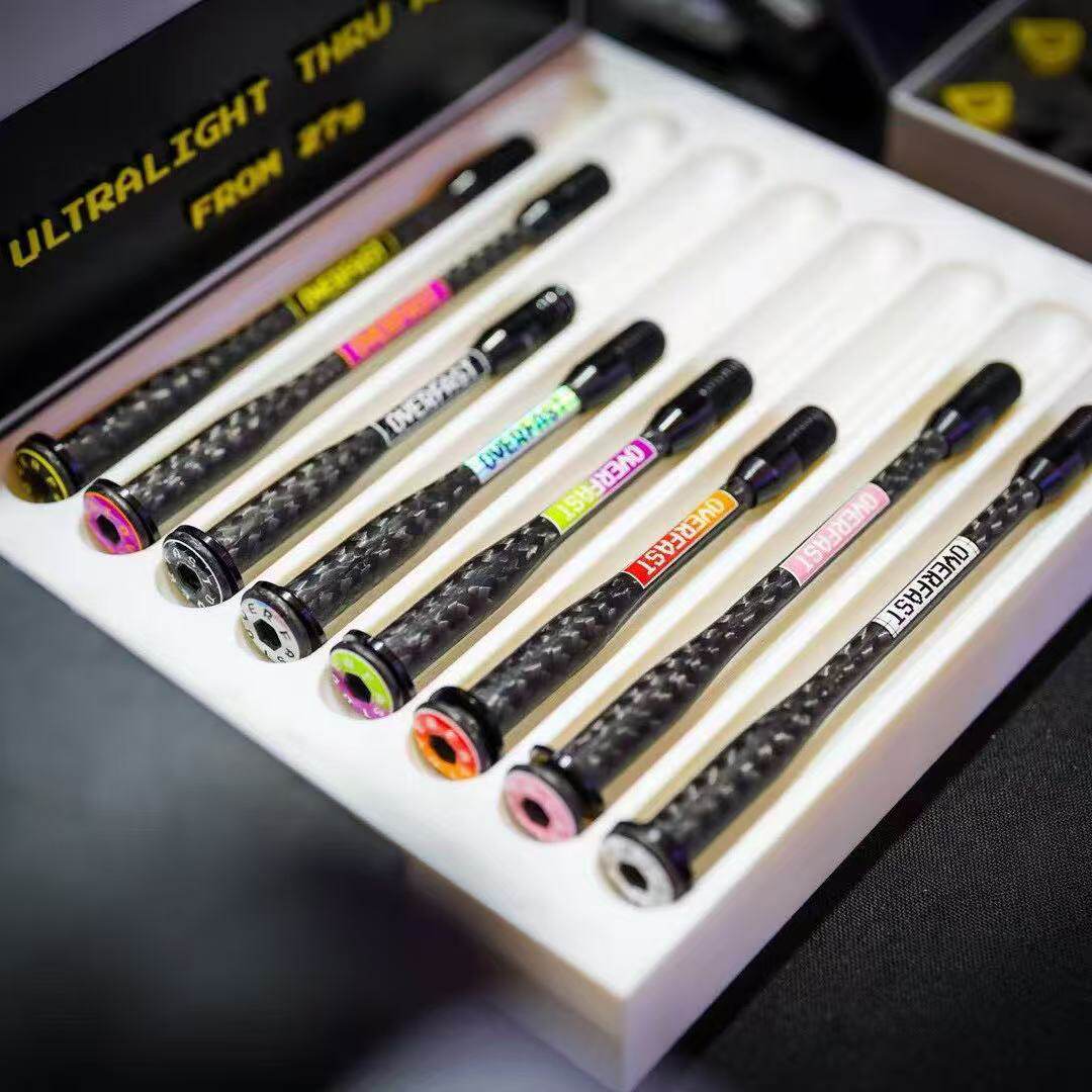 OVERFAST 29g Ultra-Light Carbon Fiber Thru Axle Set for Scott Foil RC 2023