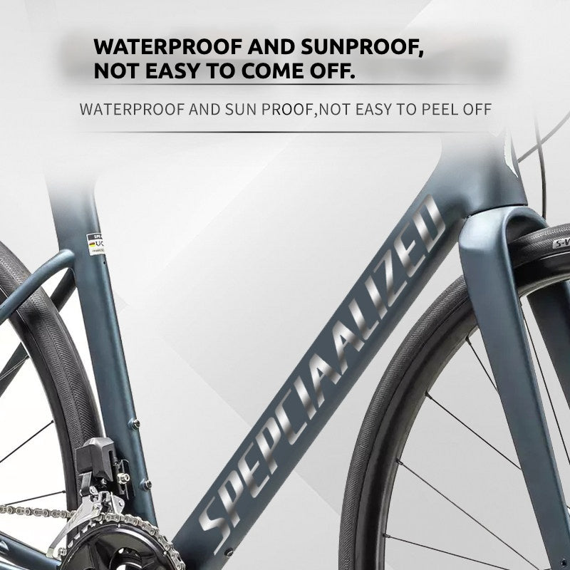 Specialized Roubaix SL8 Frame Logo Cover Decal Sticker | Waterproof Custom Road Bike Frame Decal
