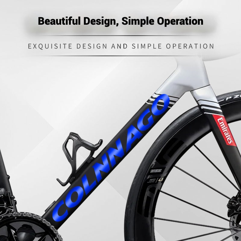 Colnago V5RS Logo Decal Set (2× Downtube + 1× Headtube)｜Custom Frame Color Change Stickers｜35+ Colors