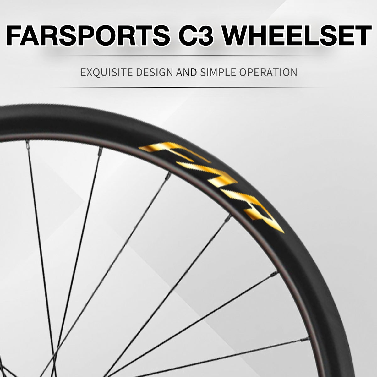 2025 FARSPORTS C3 Wheel Decal Sticker Kit – Logo Cover & Color Change