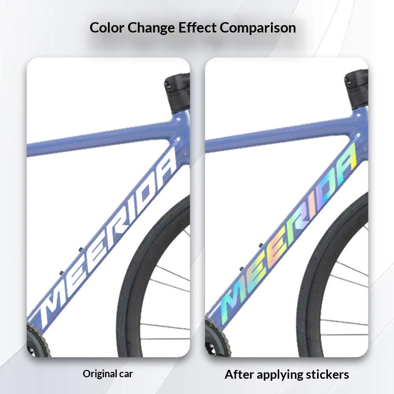 Autocollants de logo OEM personnalisés pour cadre de vélo de route Merida Scultura 600 | Stickers de recouvrement étanches