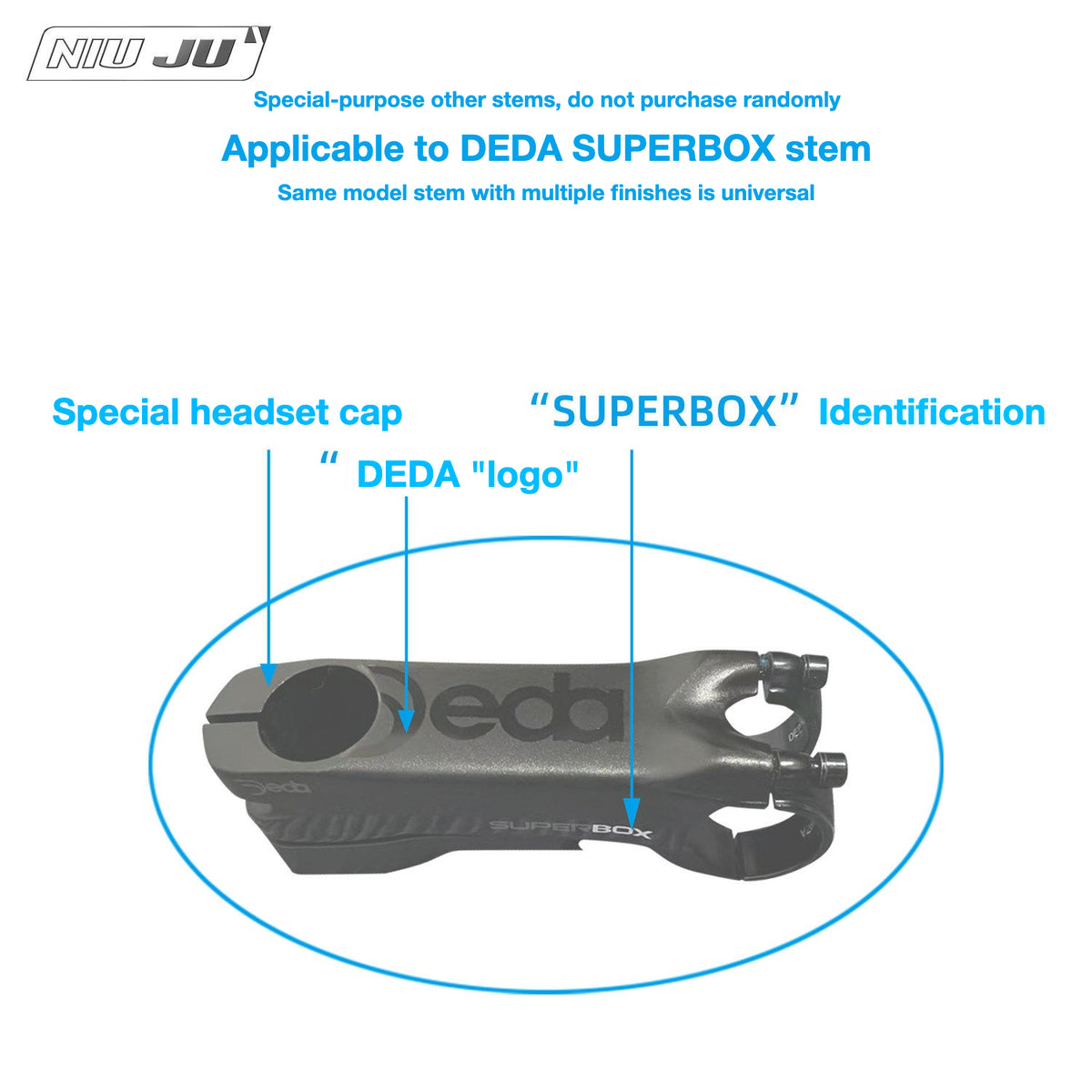 NIUJU DEDA SUPERBOX Suporte para Computador | Suporte Integrado para Wahoo, Garmin e GoPro