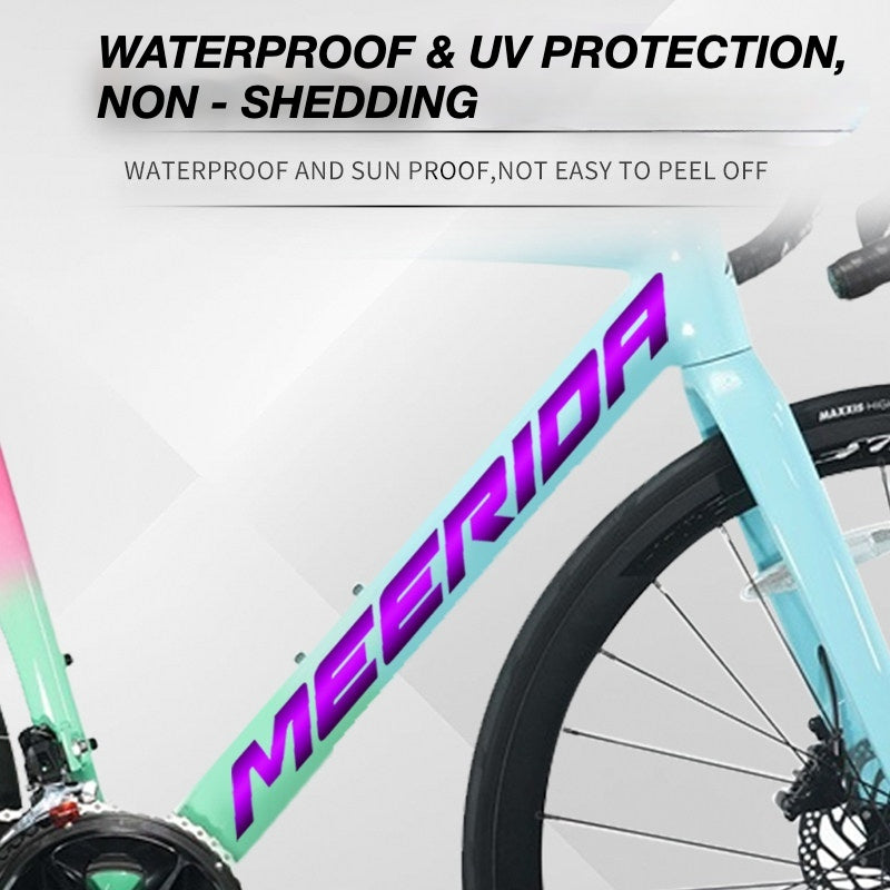 Custom OEM Logo Decals for Merida Reacto 700 Road Bike Frame | Waterproof Overlay Stickers