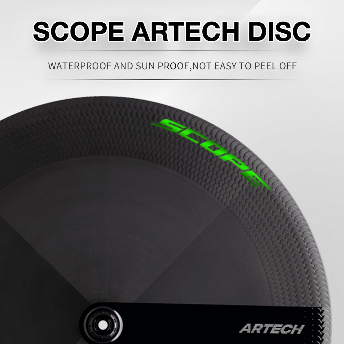 Scope Artech DISC Wheel Decal Sticker Kit – Logo Cover & Color Change
