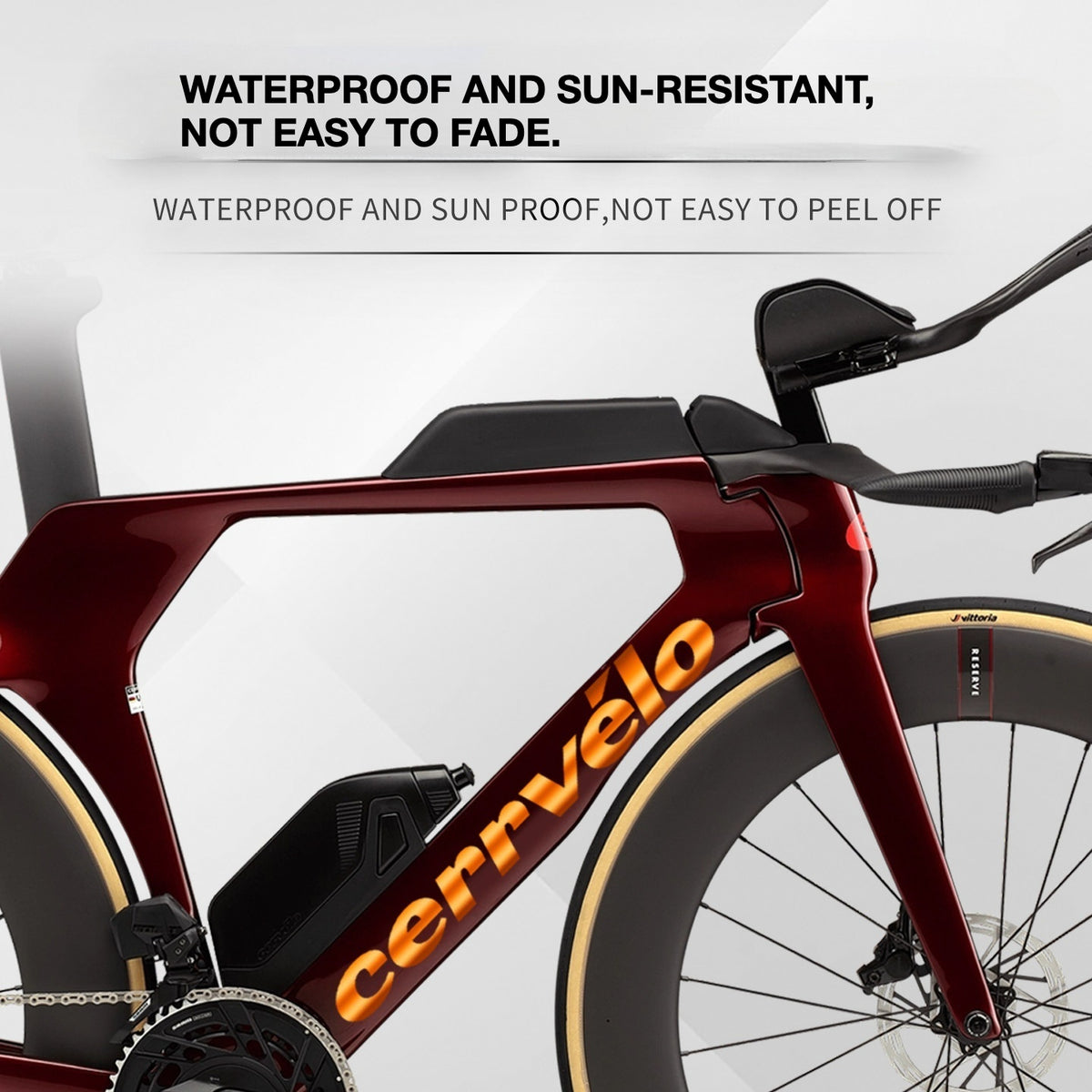 Custom OEM Logo Decals for 2026 Cervélo P5 TT Bike Frame | Waterproof Overlay Stickers(Please leave your frame size in the order notes when placing your order.）