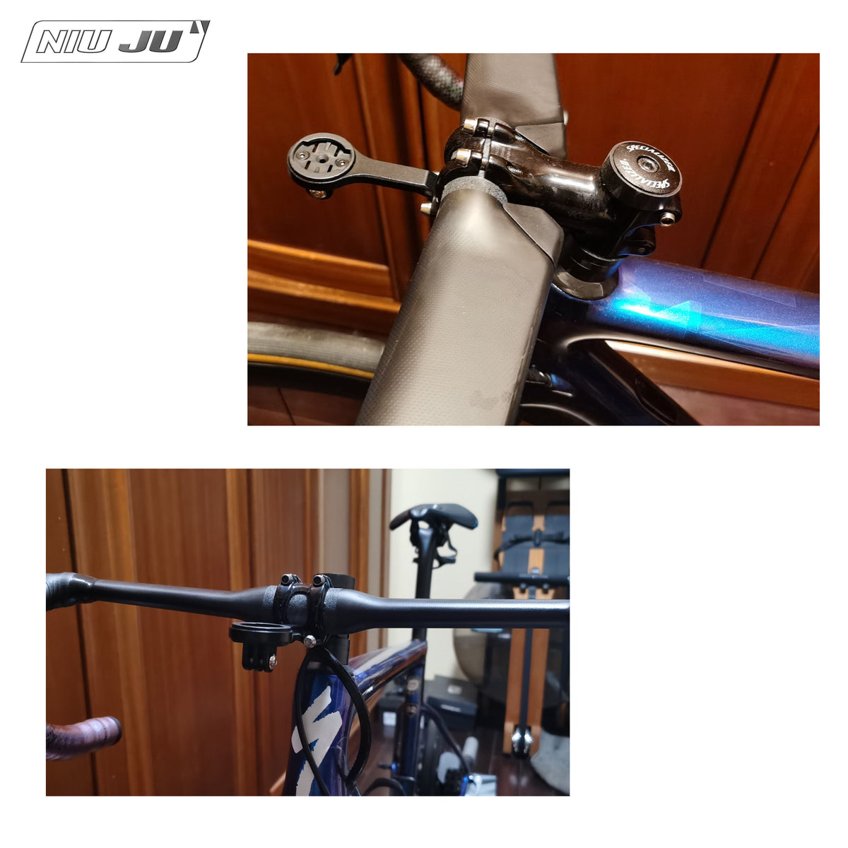Specialized S-Works SL Alloy Stem Computer Mount for Roval / Garmin / WAHOO