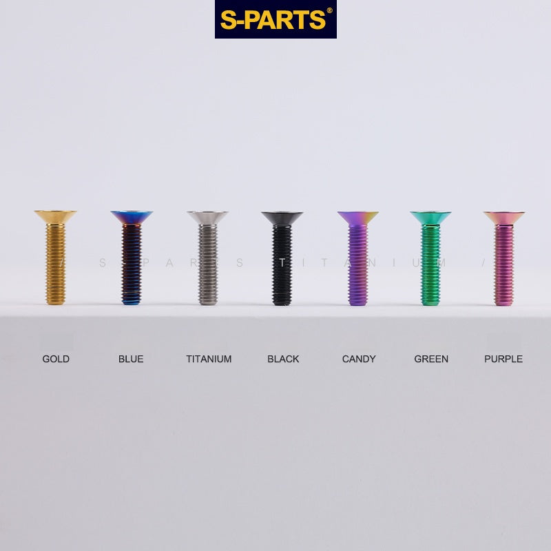 Viti in lega di titanio SPARTS serie svasata M3 L06-30mm