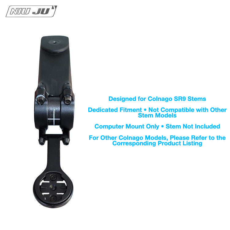NIUJU Colnago SR9 Stem Computer Mount | V3RS C64 Garmin Wahoo Mount