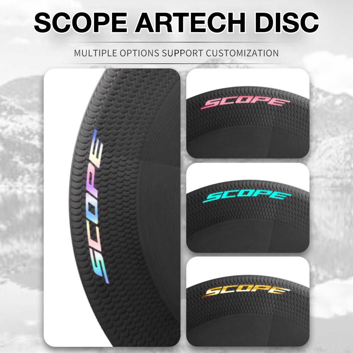 Scope Artech DISC Wheel Decal Sticker Kit – Logo Cover & Color Change