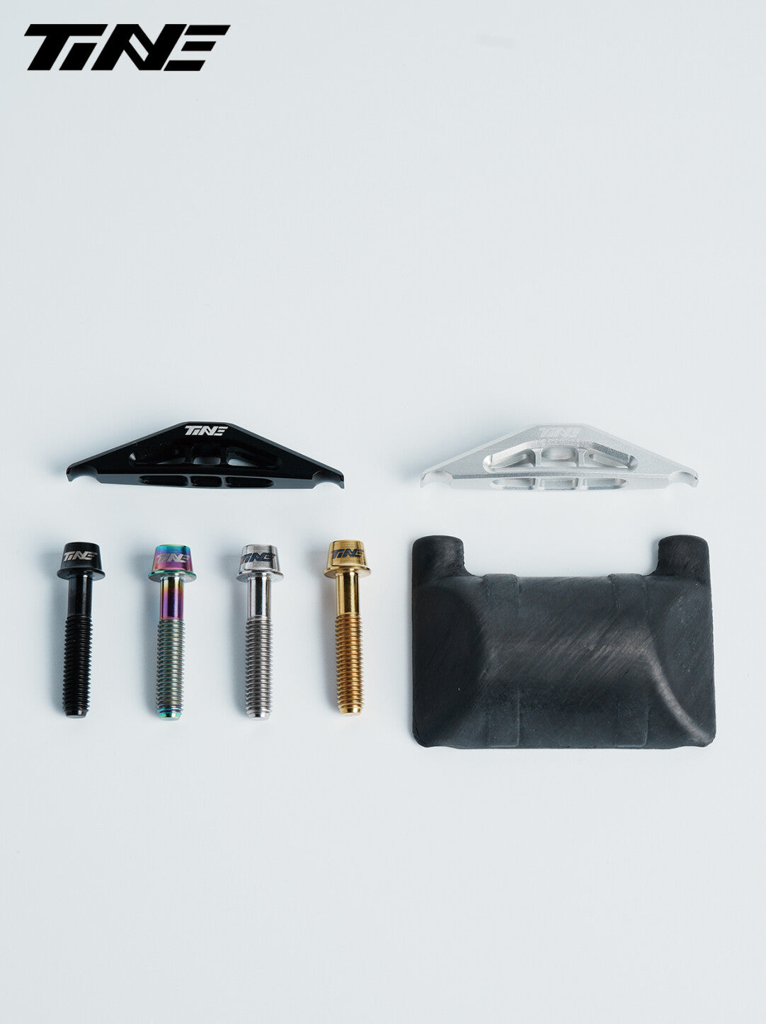 Collier de selle et système de réglage ultra-léger TiNE 6,8 g | Compatible avec tiges de selle Specialized SL9/SL8 Aethos, Colnago et DARIMO | Précision en titane CNC