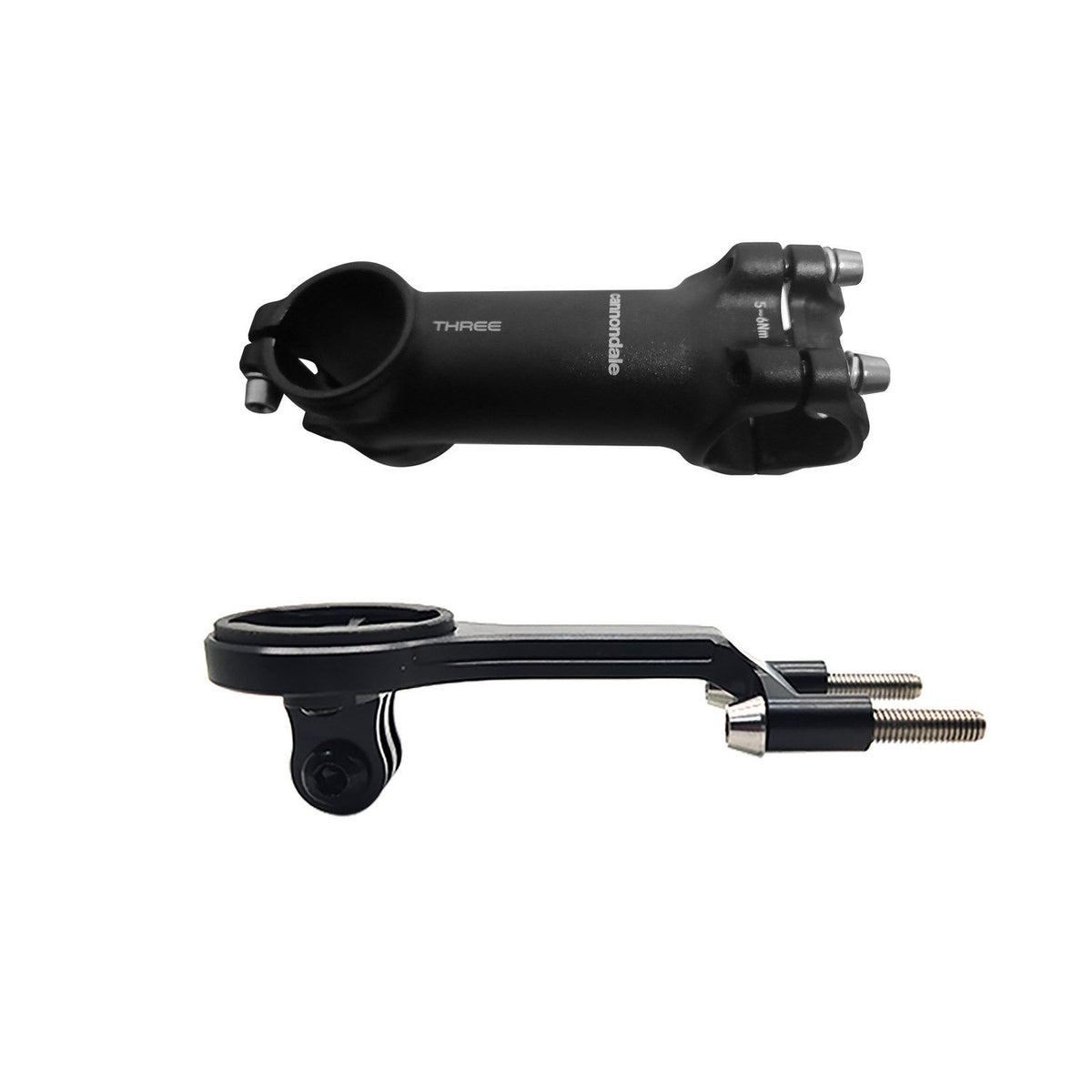 Support de compteur NIUJU pour potence Cannondale C3 THREE | Support ultra-léger pour Garmin, Wahoo et GoPro