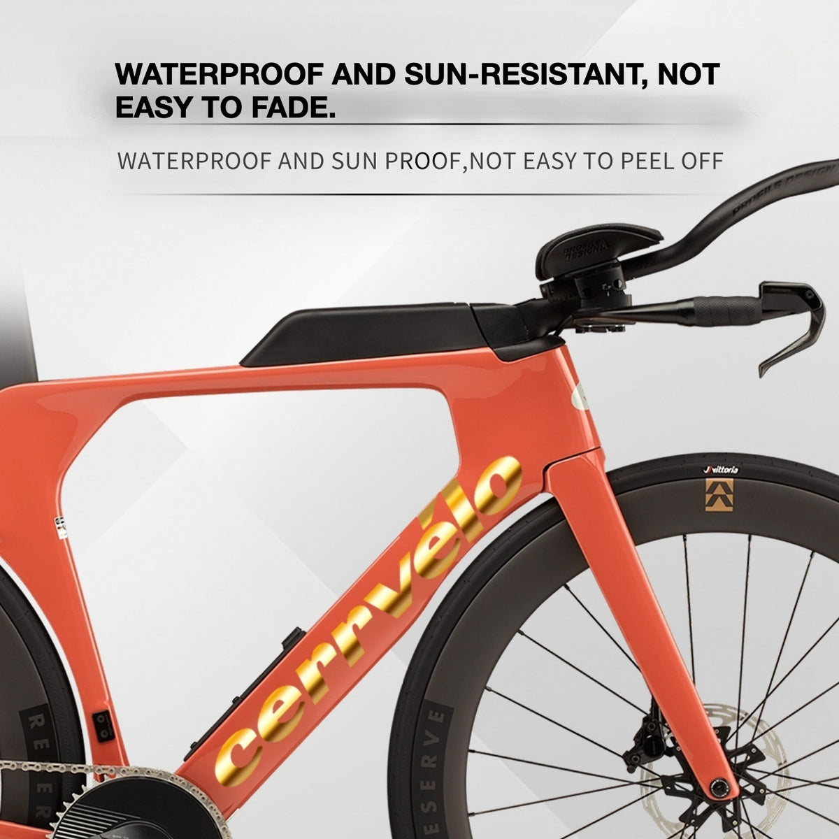 Custom OEM Logo Decals for 2026 Cervélo P-Series TT Bike Frame | Waterproof Overlay Stickers(Please leave your frame size in the order notes when placing your order.）