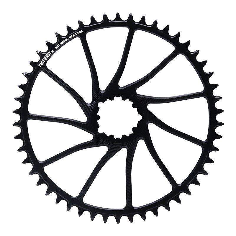 PASS QUEST 3-Bolt Direct Mount Chainring | 3mm Offset 40T–54T Narrow Wide Gravel / Road Bike