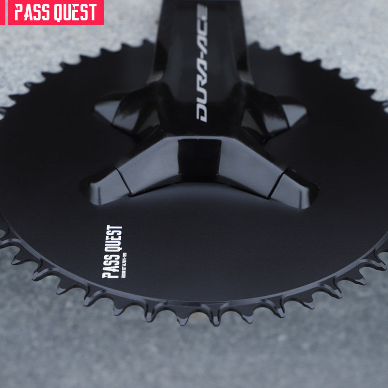 PASS QUEST Full-Profile 110BCD Narrow-Wide Chainring for Shimano R7100 / R8100 / R9200 | 42T–60T